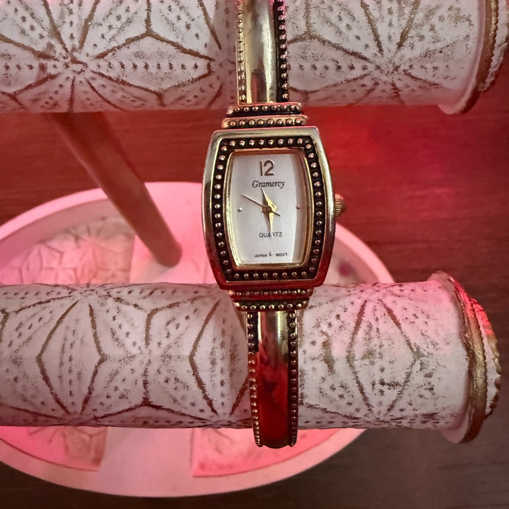 GRAMERCY Gold Tonneau Watch